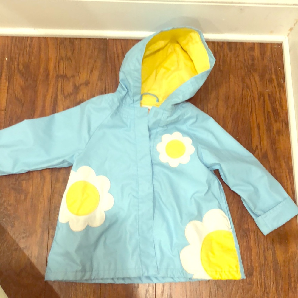 ⛈Gymboree daisy rain jacket 🌧